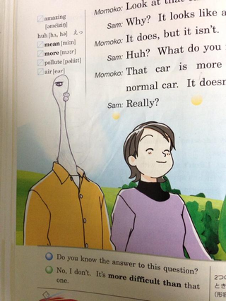 Illustration for article titled More Silly Schoolbook Drawings from Japan